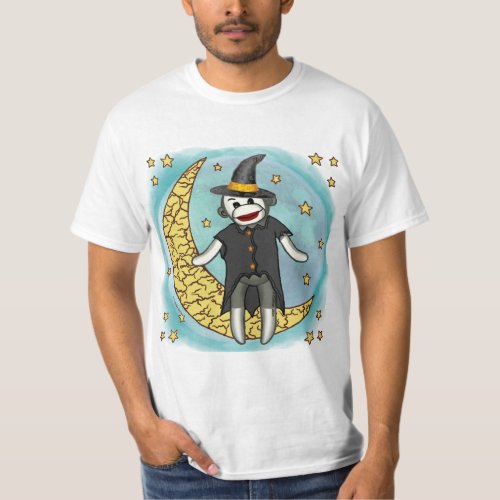 Sock Monkey Witch t_shirt