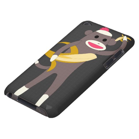 Sock Monkey with Banana Swords IPod Case (Bottom)