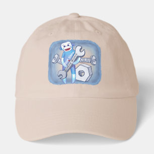 Sock Monkey Wrench mechanic hat