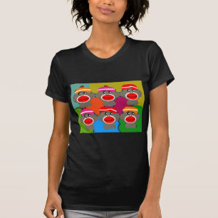 Sock Monkeys Pop Art--Art Gifts T-Shirt