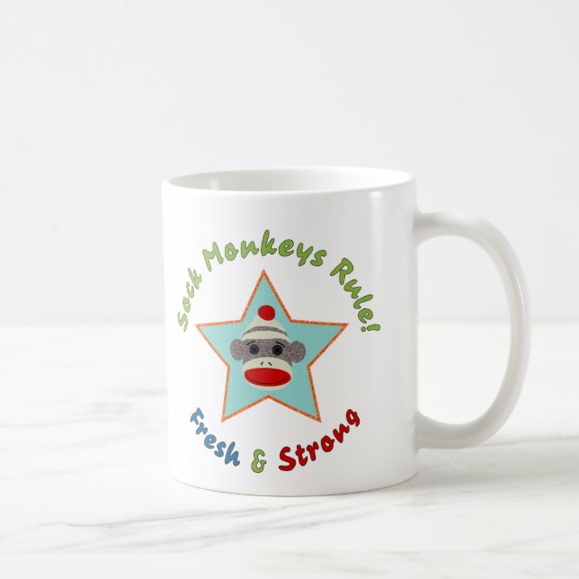 Sock Monkeys Rule! Mug (Right)