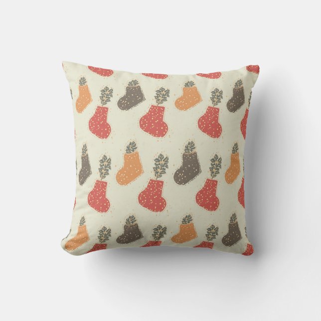 Sock pattern cushion (Front)