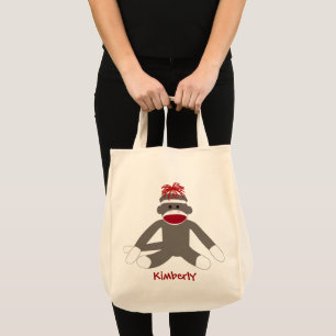 Sock Silly Monkey Personalized Bag