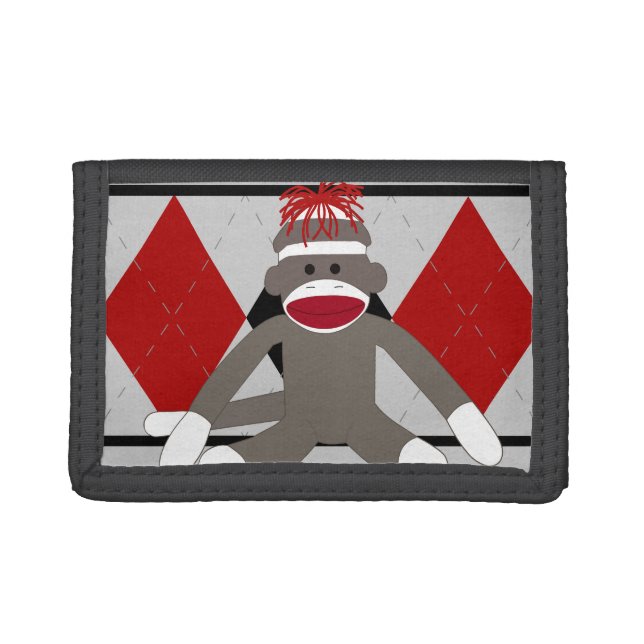 Sock Silly Monkey Wallet (Front)