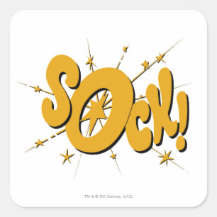 SOCK! SQUARE STICKER