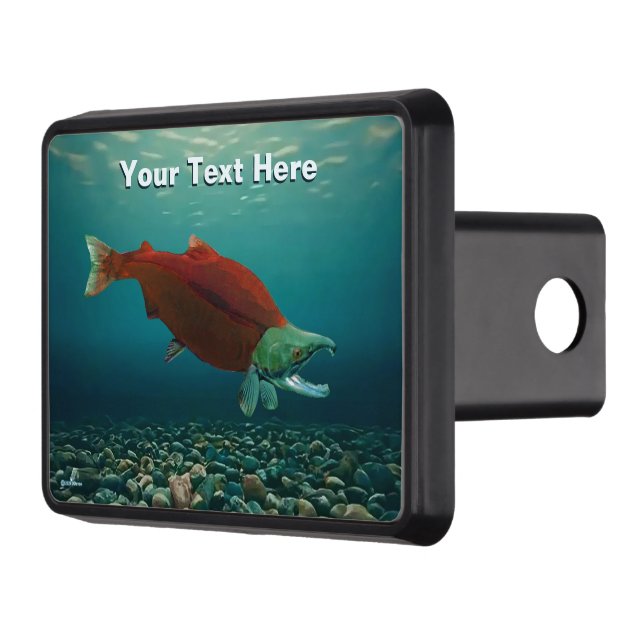 Sockeye Salmon Hitch Cover (Left)