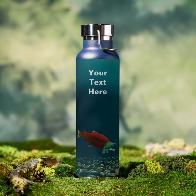 Sockeye Salmon Water Bottle (Outdoor (Rotated))