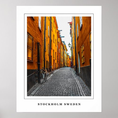 Sockholm Sweden Poster