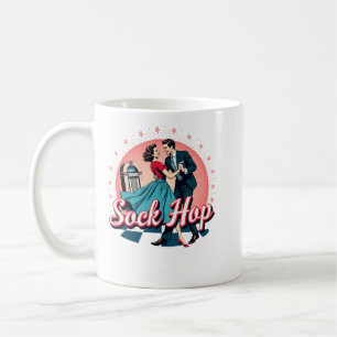 Sockhop 50s Dance Retro Couple Graphic Coffee Mug