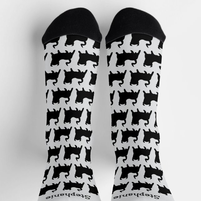 Socks Black Bull Design (Top)