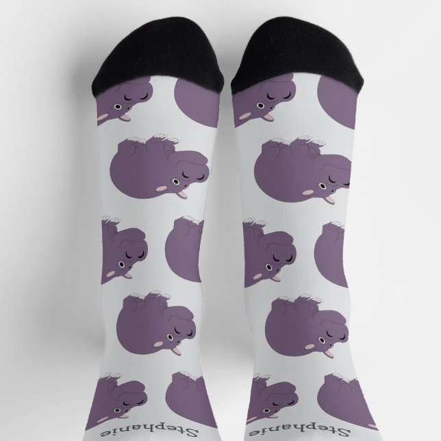 Socks Hippopotamus Design (Top)