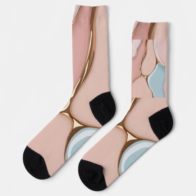 Socks in stylish abstract graphic (Left)