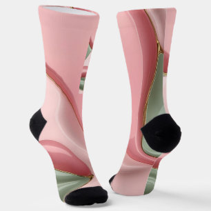 Socks in stylish abstract graphic