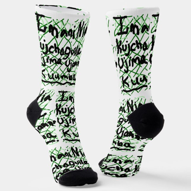 Socks - Kwanzaa #1 (Angled)