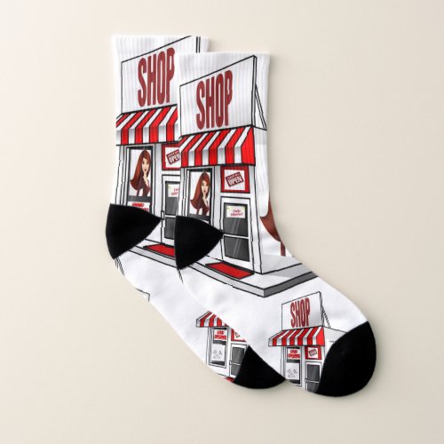 Socks Mens and Womens Beauty Salon Barbershop