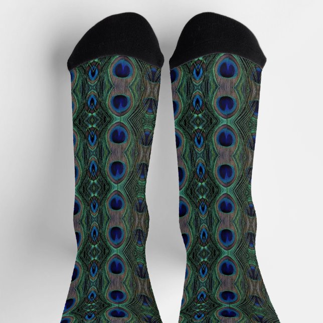 Socks - Peacock Feathers (Top)