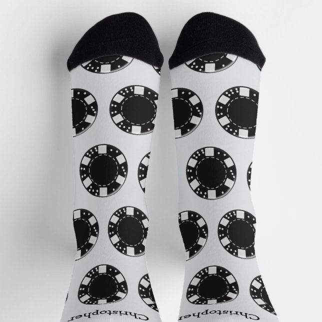 Socks Poker Chip Design (Top)
