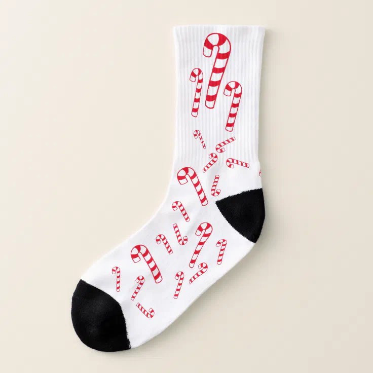 Socks - Red Candy Canes