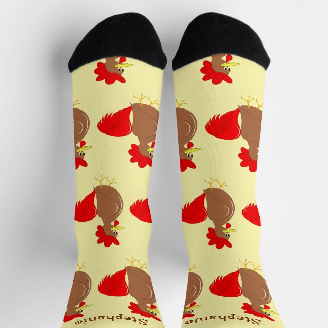 Socks Rooster Design (Top)