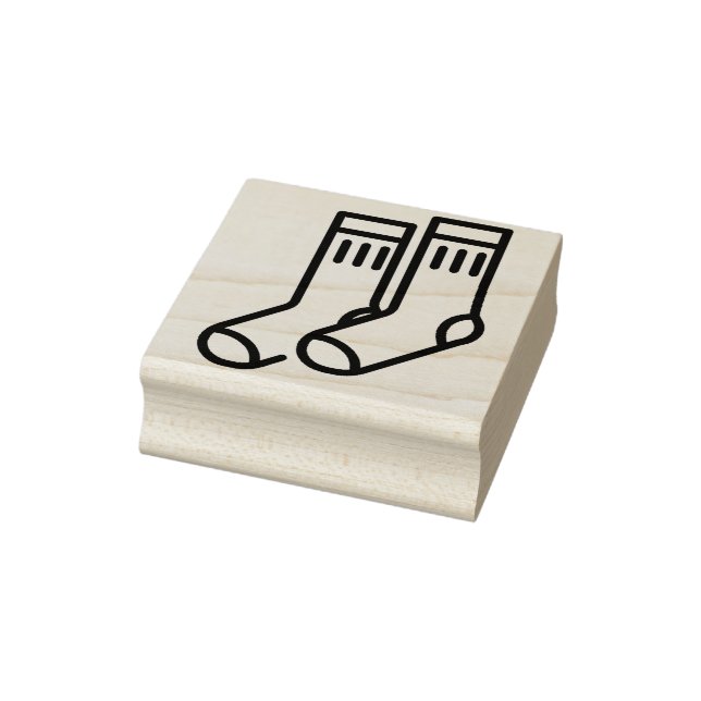 socks rubber stamp (Stamp)