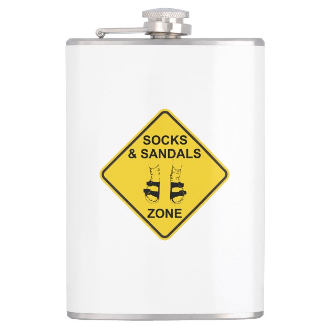 Socks & Sandals Zone Flask (Front)