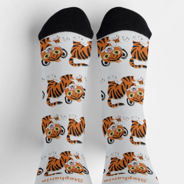 Socks Tiger Design (Top)