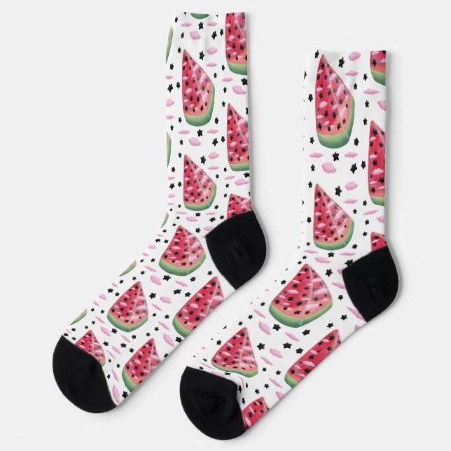 Socks watermelon star  (Left)
