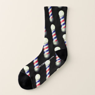 Socks with Barberpole Barber Pole