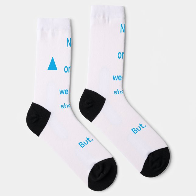 Socks with humor (Right)