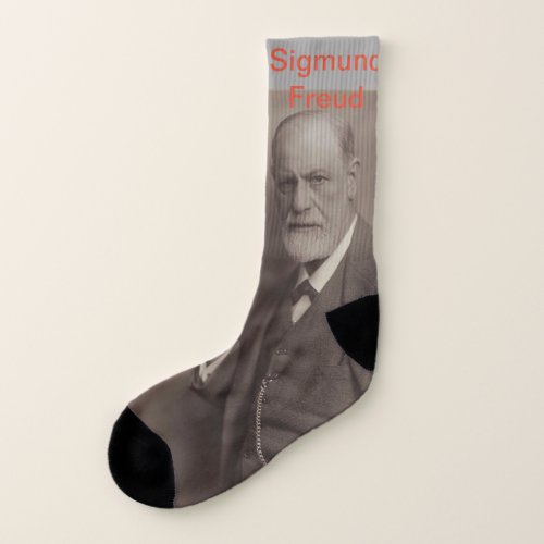 Socks with the face of Sigmund Freud