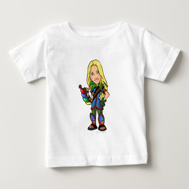 Socktastic Roo Island Staff Player Baby T-Shirt (Front)