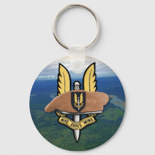 socom special air service sas flash beret Keychain