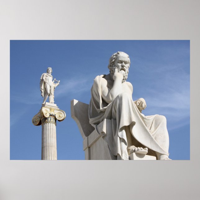 Socrates and Apollo Poster (Front)