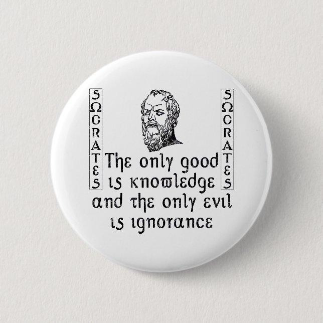 Socrates Button (Front)