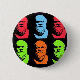 Socrates Collage Button