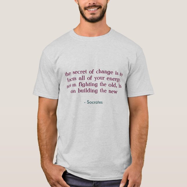 Socrates focus on the new T-Shirt (Front)