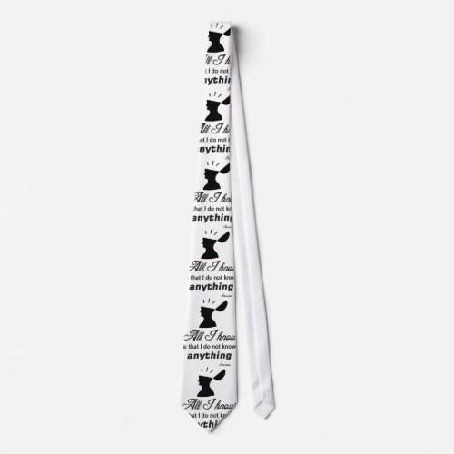 Socrates funny quote tie