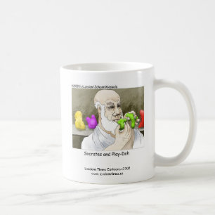 Socrates & Play-Doh Funny Coffee Mug