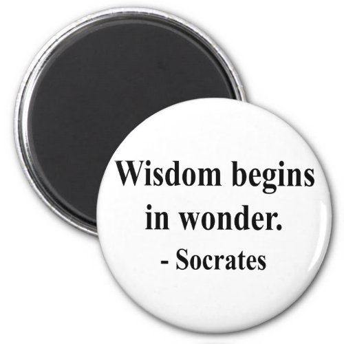 Socrates Quote 1a Magnet