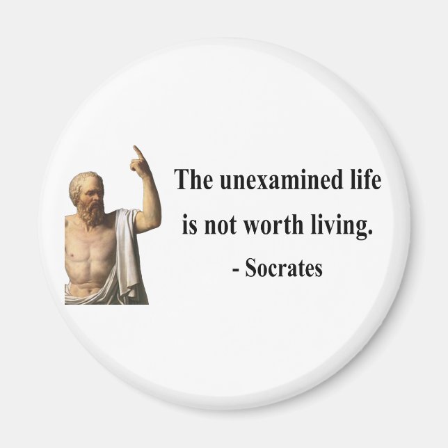 Socrates Quote 2b Magnet (Front)