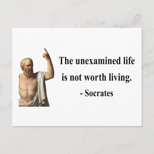 Socrates Quote 2b Postcard