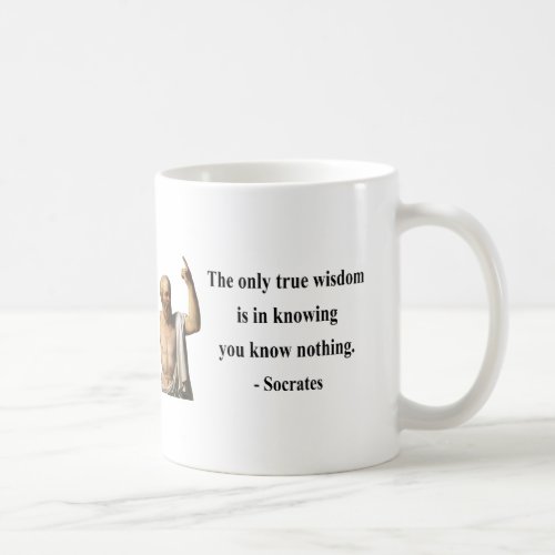 Socrates Quote 3b Coffee Mug