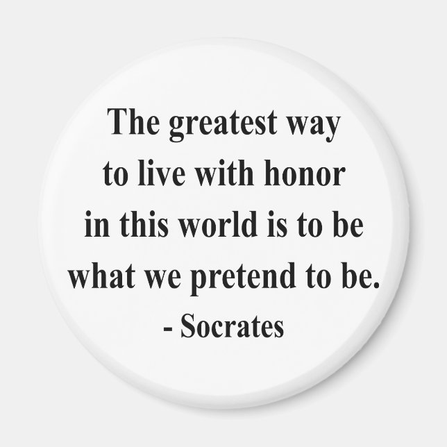 Socrates Quote 4a Magnet (Front)