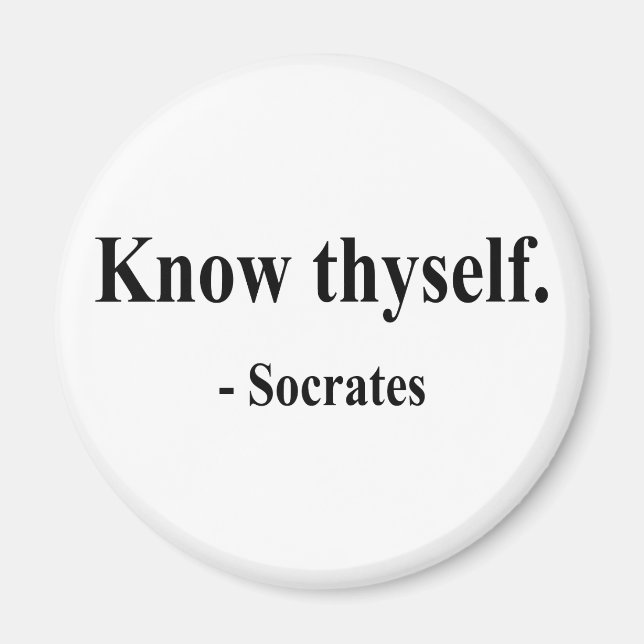 Socrates Quote 5a Magnet (Front)
