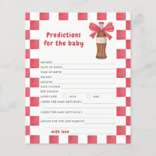 Soda baby shower Predictions and advice baby