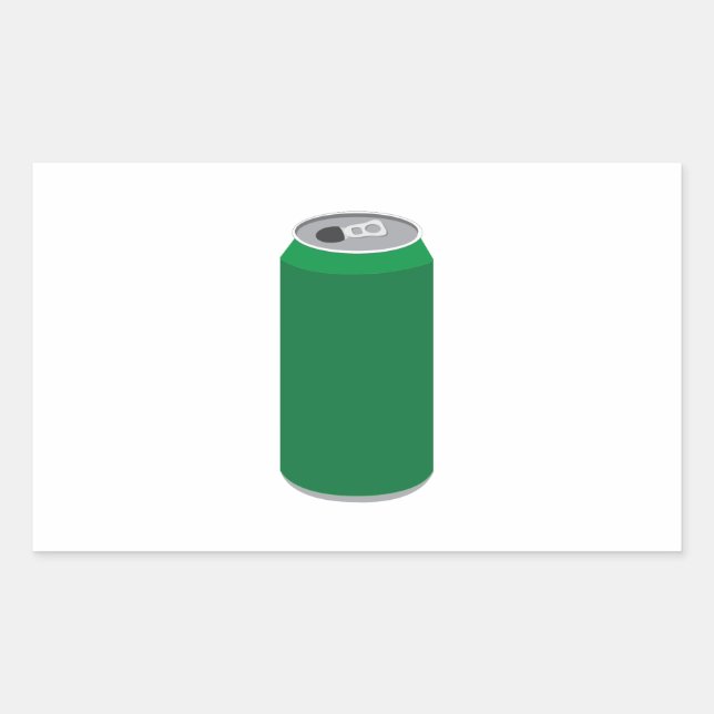 Soda Can Rectangular Sticker (Front)
