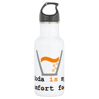 Soda is my Comfort Food Stainless Steel Water Bottle
