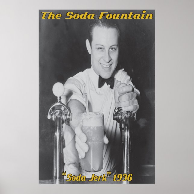 Soda Jerk - Custom Poster Or Print (Front)