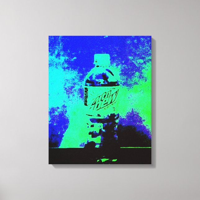 Soda pop art canvas print (Front)
