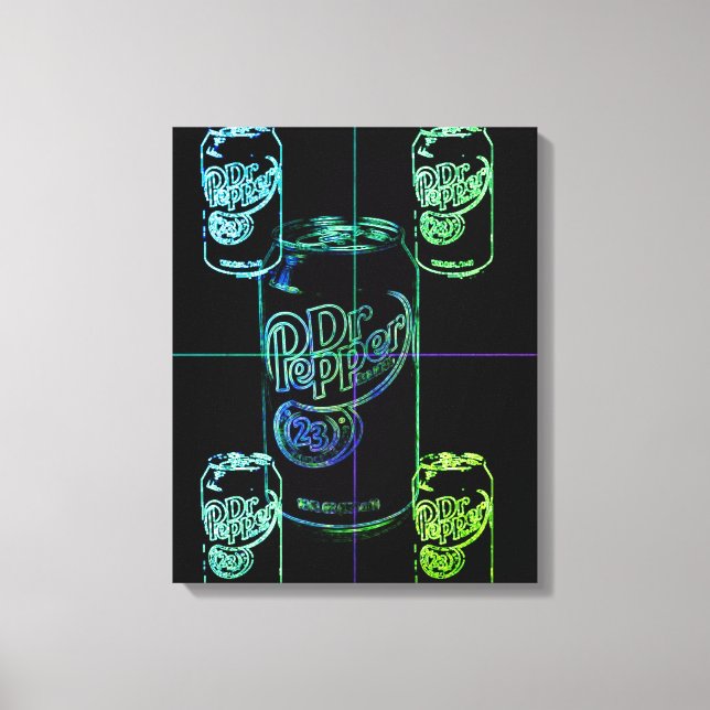 Soda pop art canvas print (Front)